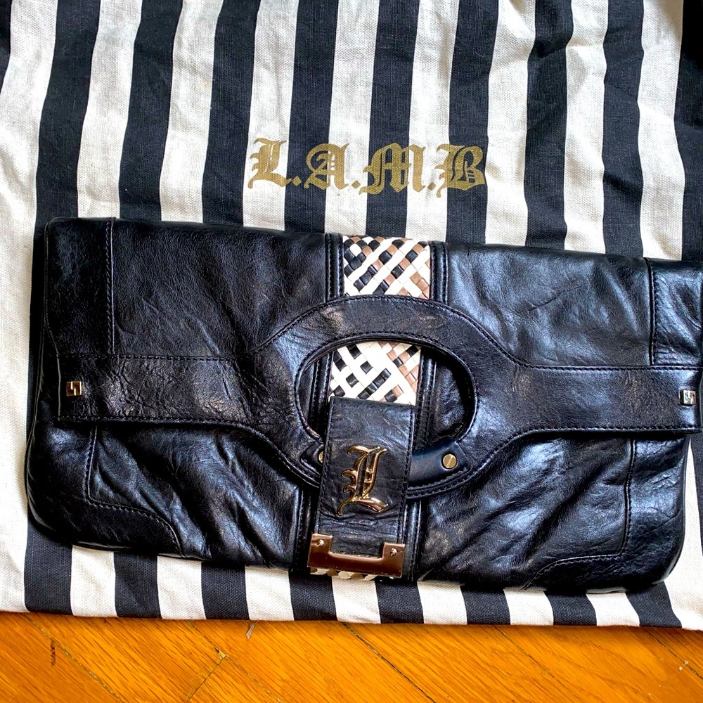 L.A.M.B Fold-over Clutch